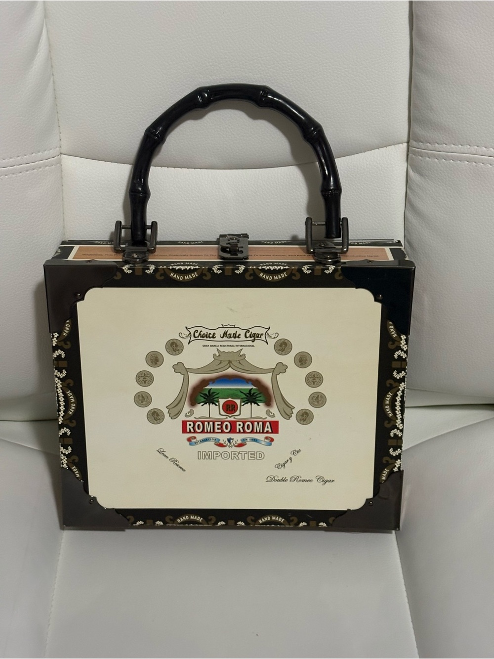 Vintage-Inspired Cigar Box style bag